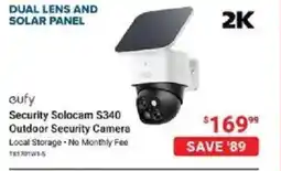 Visions Electronics Security Solocam S340 Outdoor Security Camera offer