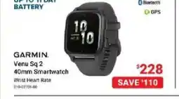 Visions Electronics GARMIN Venu Sq 2 40mm Smartwatch offer