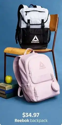 Walmart Reebok backpack offer