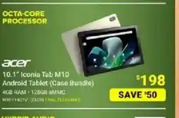 Visions Electronics ACER 10.1" Iconia Tab M10 Android Tablet (Case Bundle) offer