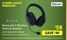 Visions Electronics RAZER Barracuda X Wireless Gaming Headset offer