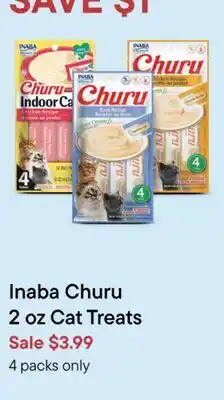Petvalu Inaba Churu 2 oz Cat Treats offer