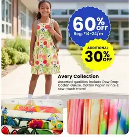 Fabricland AVERY COLLECTION offer