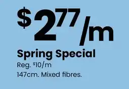 Fabricland Spring Special offer