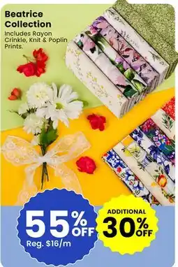 Fabricland BEATRICE COLLECTION offer
