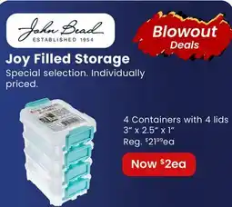 Fabricland JOY FILLED STORAGE offer