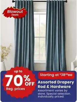 Fabricland Assorted Drapery Rod & Hardware offer