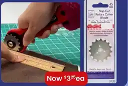 Fabricland SKIP CUT ROTARY CUTTER BLADE offer