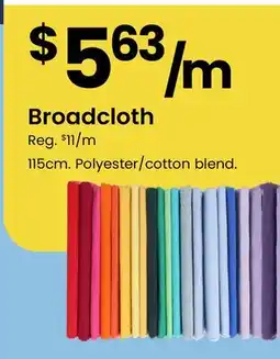 Fabricland Broadcloth offer