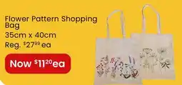 Fabricland Flower Pattern Shopping Bag offer