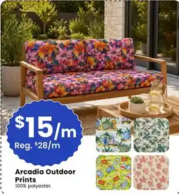 Fabricland Arcadia Outdoor Prints offer