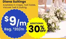 Fabricland Diana Suitings offer