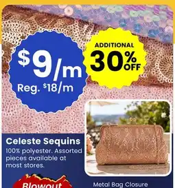 Fabricland Celeste Sequins offer