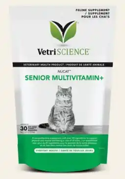 Petvalu VetriScience Nu Cat Senior MultiVitamin+ Cat Supplement offer