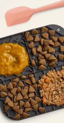Petvalu Essentials Charcoal Lick Mat with Spatula offer