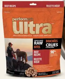 Petvalu Performatrin Ultra Freeze-Dried Raw Bites Beef Recipe Dog Food offer