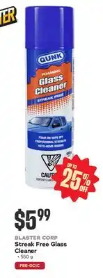 Bumper to Bumper BLASTER CORP Streak Free Glass Cleaner offer