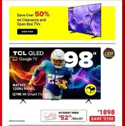 Visions Electronics TCL QLED Google TV offer
