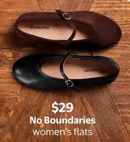 Walmart No Boundaries women's flats offer