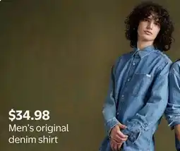 Walmart Men's original denim shirt offer