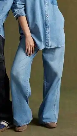 Walmart Women's cinched waist loose jean offer