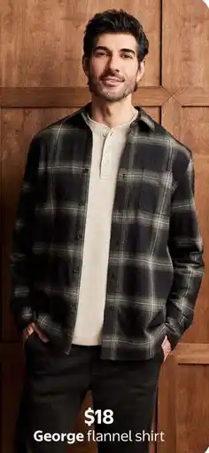 Walmart George flannel shirt offer