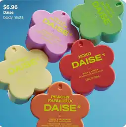 Walmart Daise body mists offer