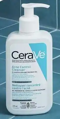 Walmart CeraVe acne control cleanser offer