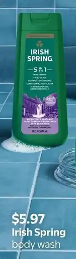 Walmart Irish Spring body wash offer