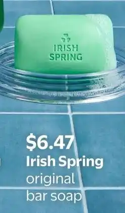 Walmart Irish Spring original bar soap offer