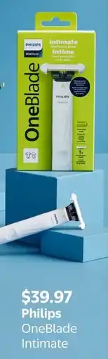 Walmart Philips OneBlade Intimate offer