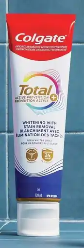 Walmart Colgate Total Active Prevention toothpaste offer