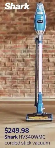 Walmart Shark HV340WMC corded stick vacuum offer