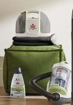 Walmart Bissell Little Green Mini carpet and upholstery upright cleaner offer