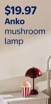 Walmart Anko mushroom lamp offer