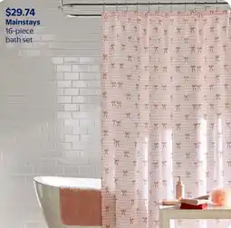 Walmart Mainstays bath set offer