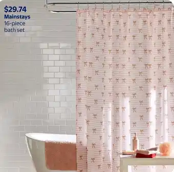 Walmart Mainstays bath set offer