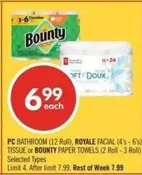 Shoppers Drug Mart Pc bathroom offer