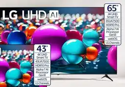 Walmart LG 65" UA7500 4K UHD Smart TV offer