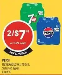 Shoppers Drug Mart Pepsi mix & match offer
