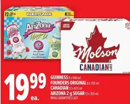 Metro Guinness founders original canadianarizona sugar offer