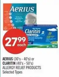 Shoppers Drug Mart Aerius or claritin offer