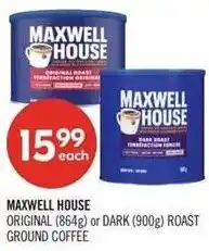 Shoppers Drug Mart Maxwell house offer