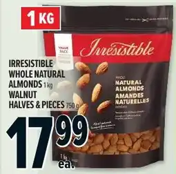 Metro Irresistible whole natural almonds, walnut halves & pieces offer