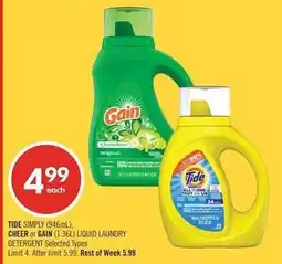 Shoppers Drug Mart Tide, Cheer or Gain offer