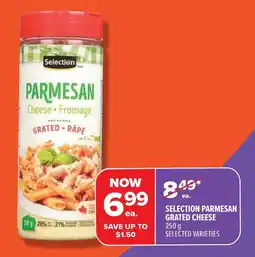 Metro Selection parmesan grated cheese offer