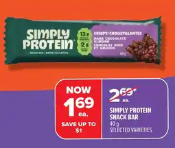 Metro Simply protein snack bar offer