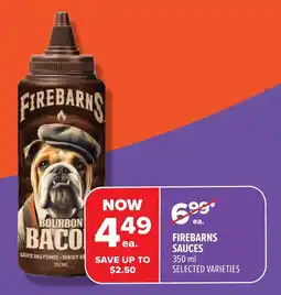 Metro Firebarns sauces offer