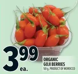 Metro Organic goji berries offer