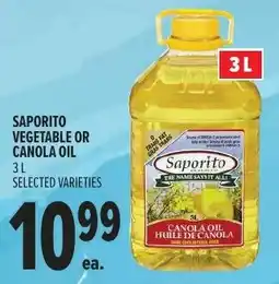 Metro Saporito vegetable or canola oil offer